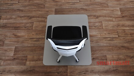 Podložka pod stoličku smartmatt 120x90cm - 5090PH-S  stříbrná